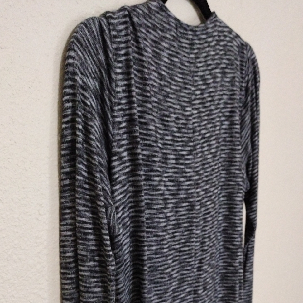 Maurices Black and Gray Cowl Neck Sweater - Picture 7 of 9